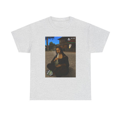 Mona Lisa Hitting The Bong Tee