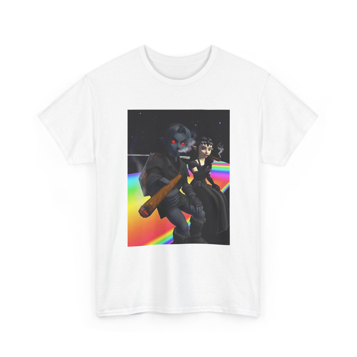 Dark Link And Princess Zelda Blazing Tee
