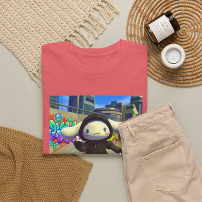Edgy Cinnamoroll Skater Flipping Off Tee