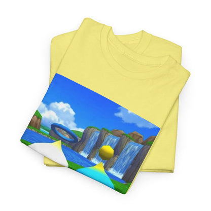 Chao Flipping Off On Green Hills Tee