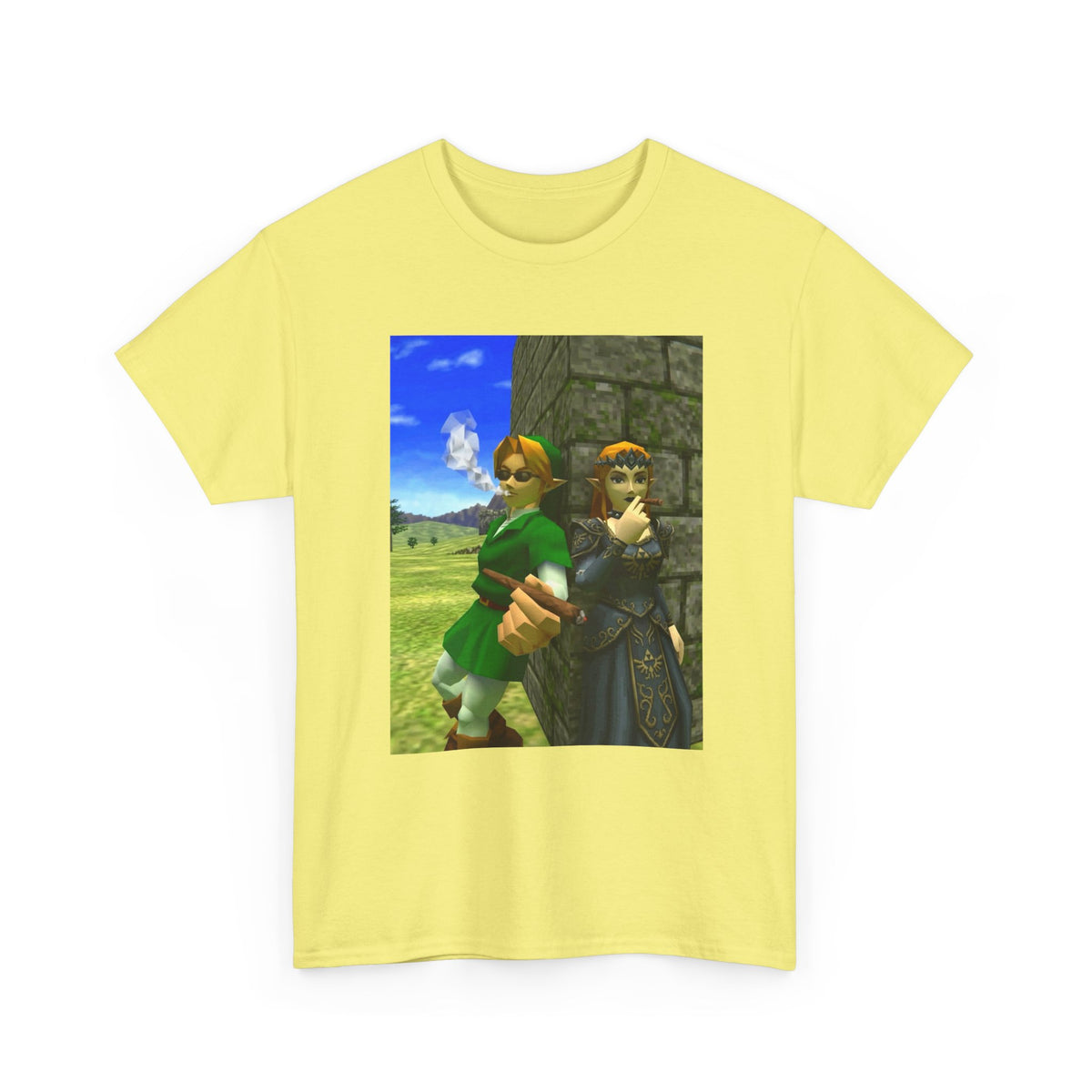 Link And Zelda Smoke Blunts Tee