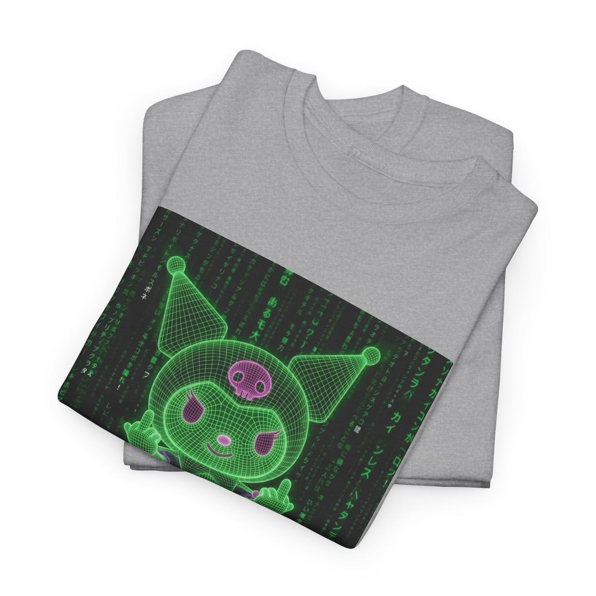 Wireframe Kuromi Skater Grinding Matrix Tee