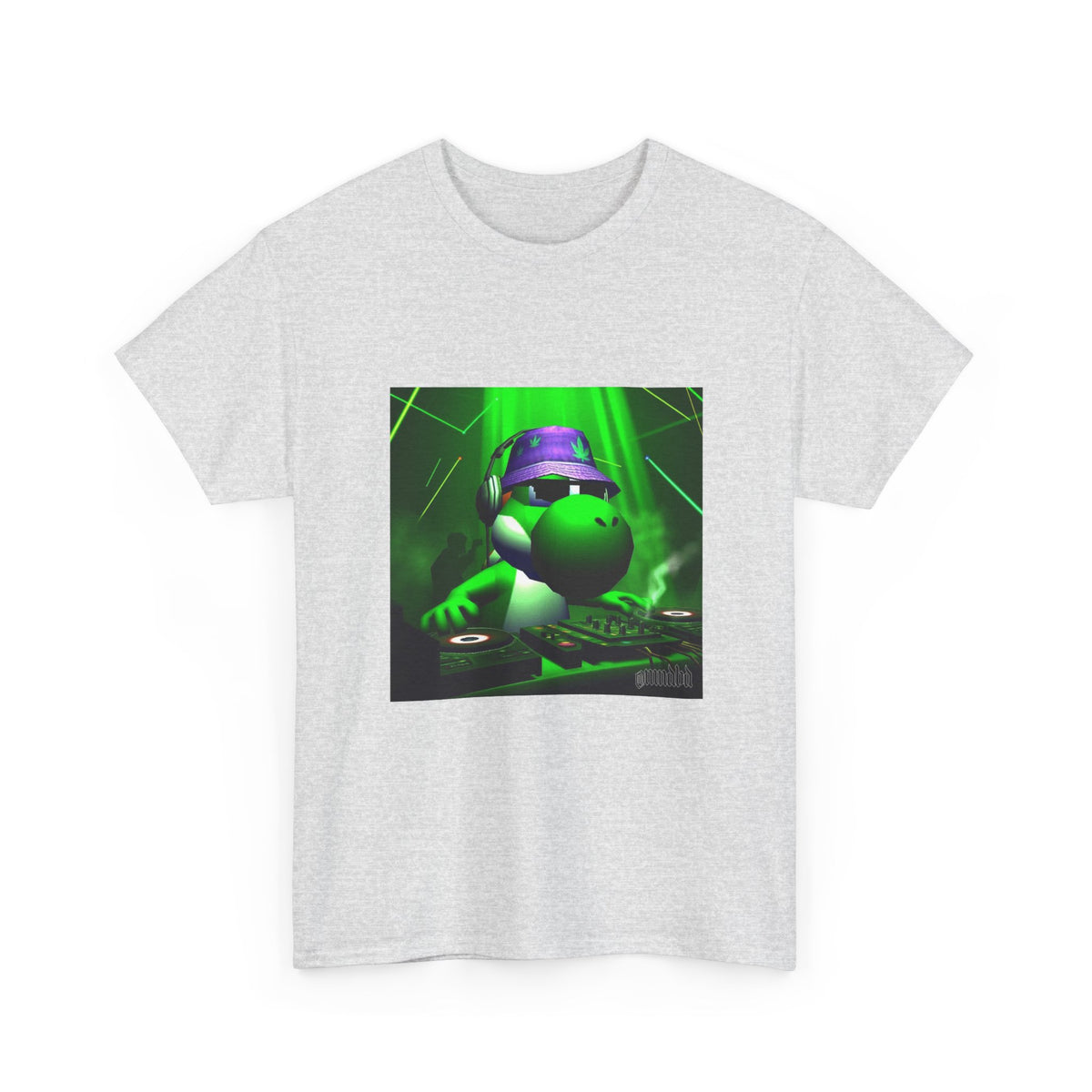 Yoshi DJing With Cannabis Bucket Hat Tee
