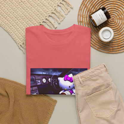 Hello Kitty Pours Lean In Car Tee