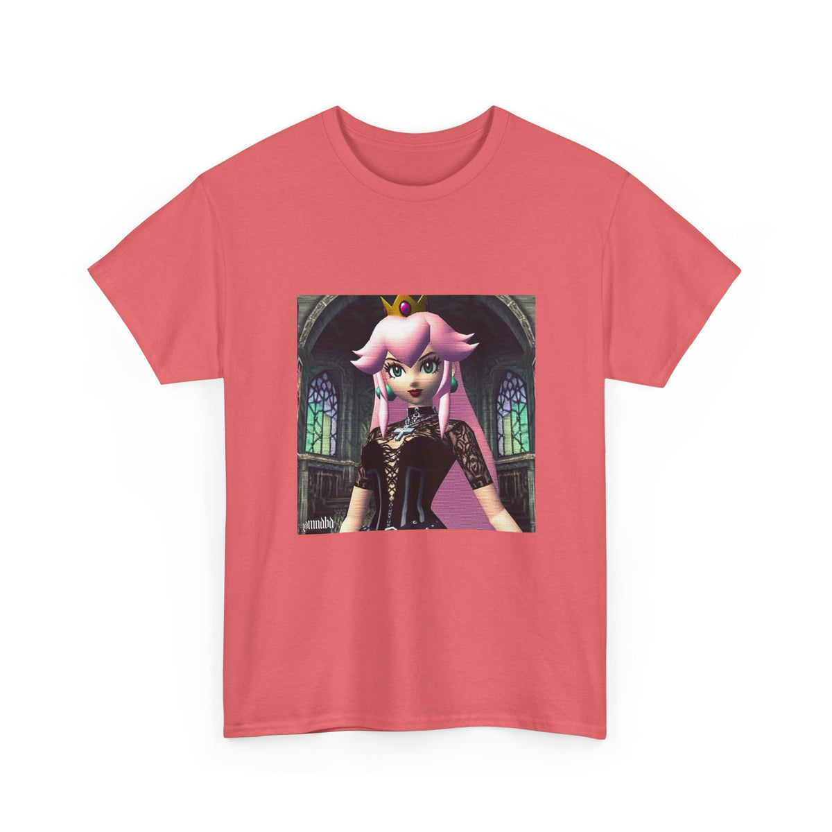 Goth Princess Peach In The Castle Tee