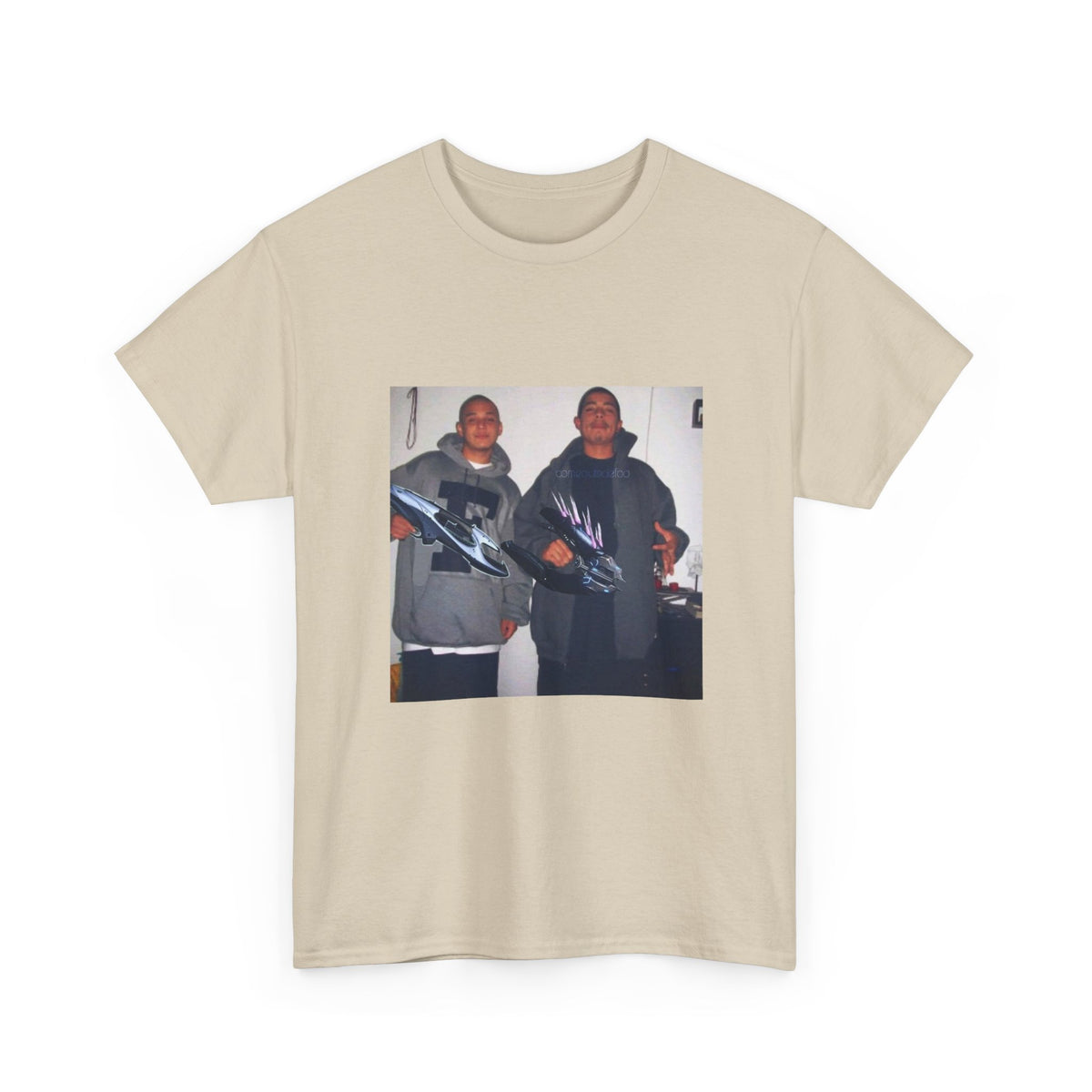 Midnight Leaf Pulse Graphic Tee