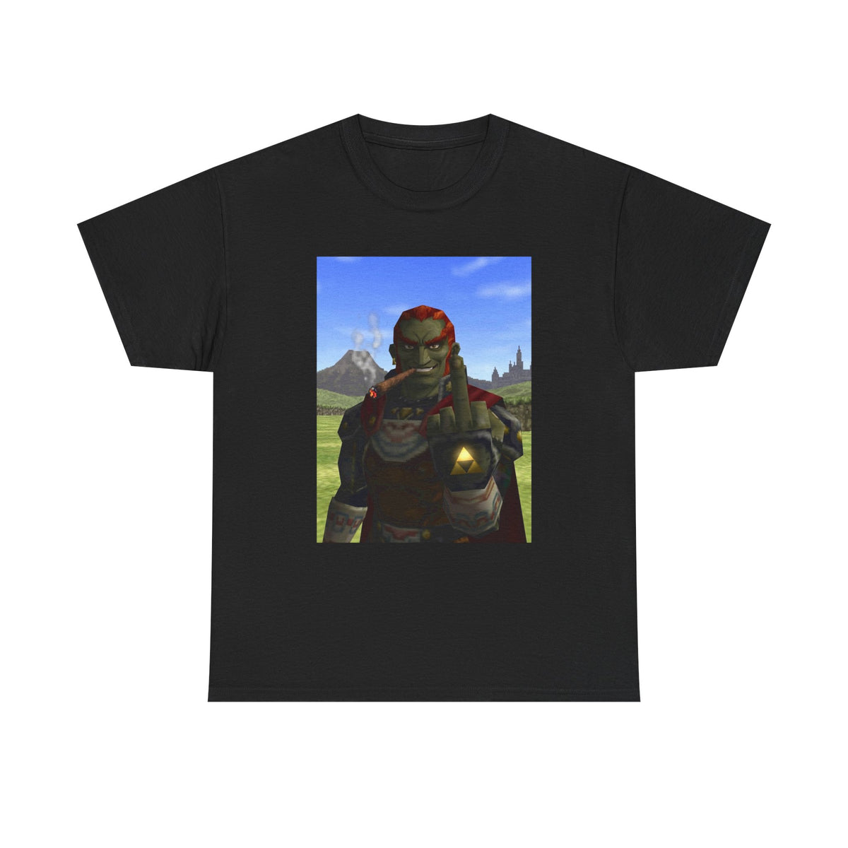 Ganondorf Smoking, Flipping Bird Tee