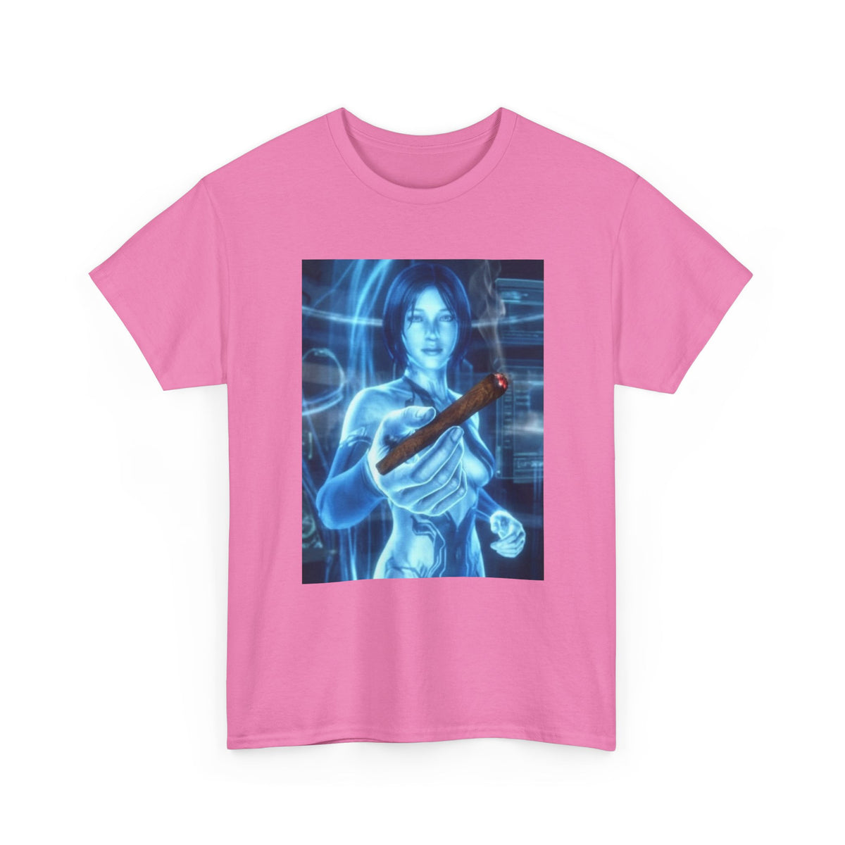 Holographic Babe Passing The Blunt Tee