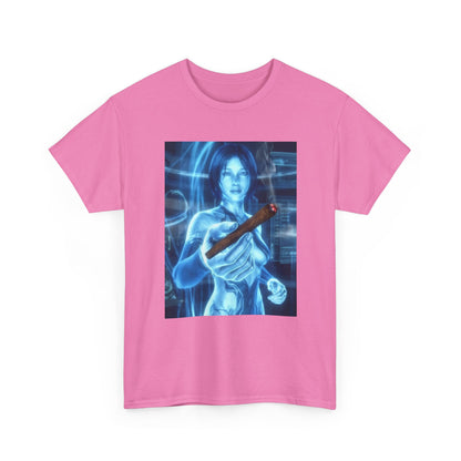 Holographic Babe Passing The Blunt Tee