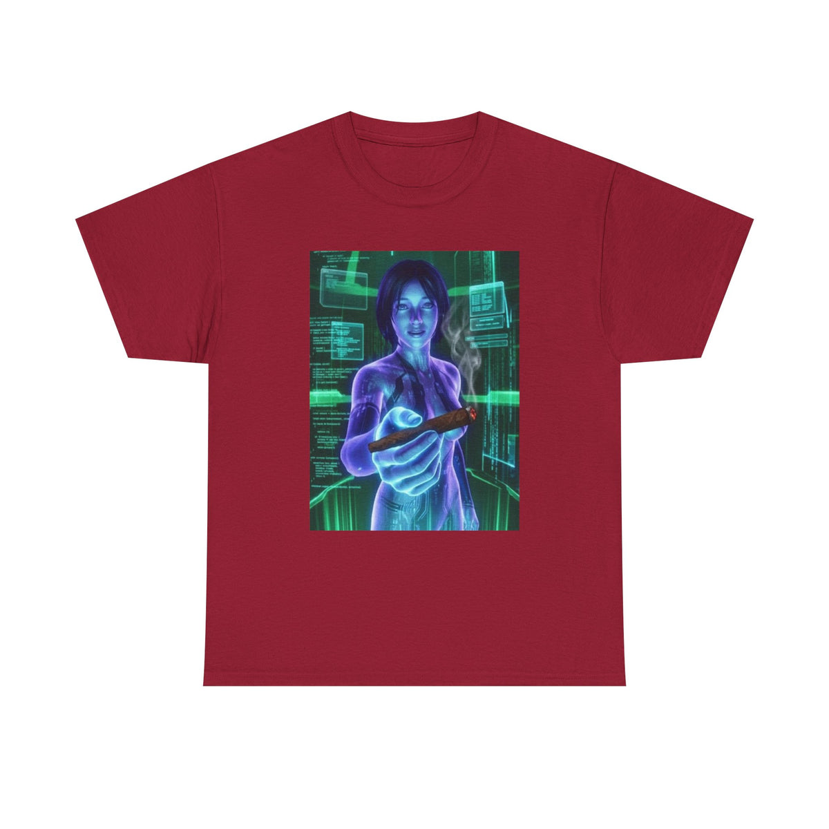Hologram Goddess Offering You A Blunt
