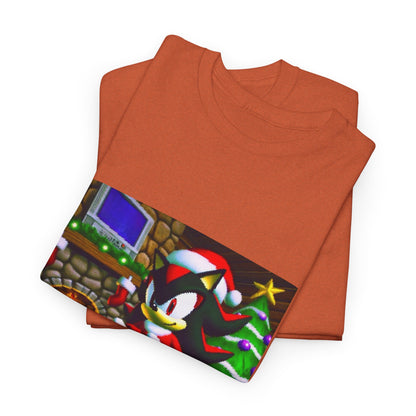 Shadow The Hedgehog Christmas Drip Tee