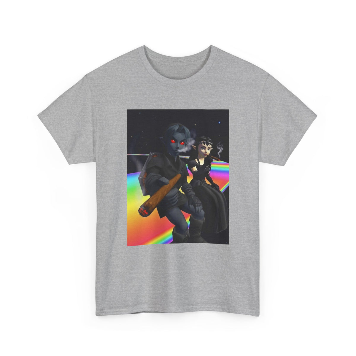 Dark Link And Princess Zelda Blazing Tee