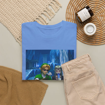 Stoner Link and Zelda Chillin' in Zora's Domain