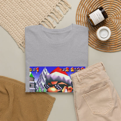 Deal With It Santa Mario Smoking Blunt Tee