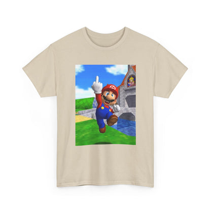 Mario Giving The Middle Finger Tee