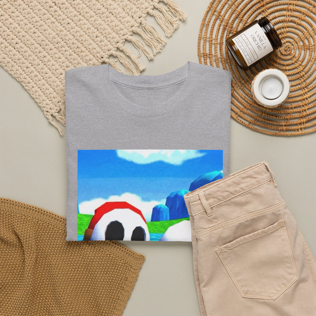 Shy Guy And Boo Flipping The Bird Tee