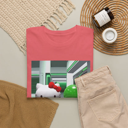 Kitty And Slime Flipping The Bird Tee