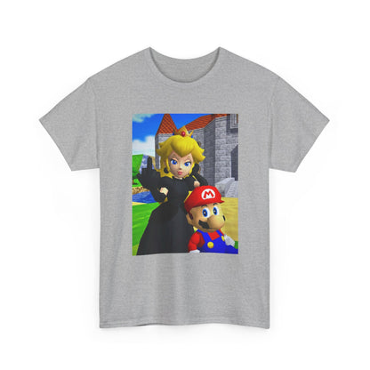 Princess Peach Flipping Off With Mario