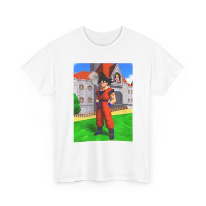 Goku Blazing Outside Peach's Castle Tee