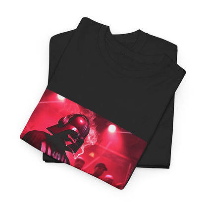 Darth Vader DJ Mixing And Smoking Tee