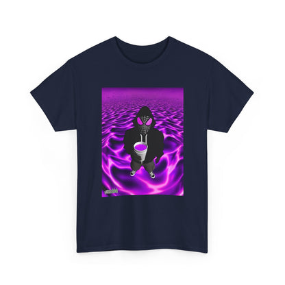 Spider-Hoodie With Purple Swirls Tee