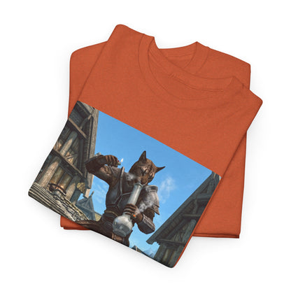 Neon Leaf Whisper Graphic Tee