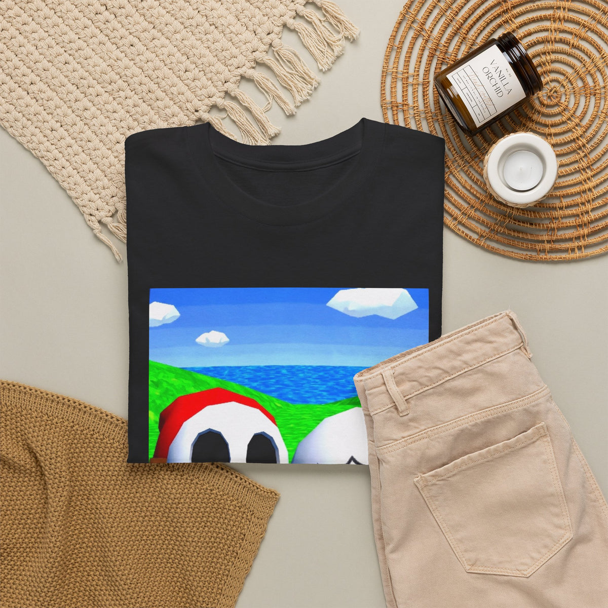Shy Guy And Boo Flipping Off Tee (Design 5)