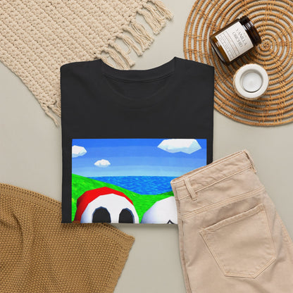 Shy Guy And Boo Flipping Off Tee (Design 5)