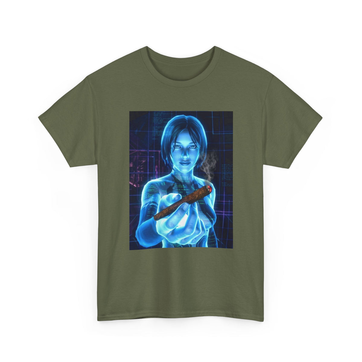 Holographic AI Offering You A Blunt Tee