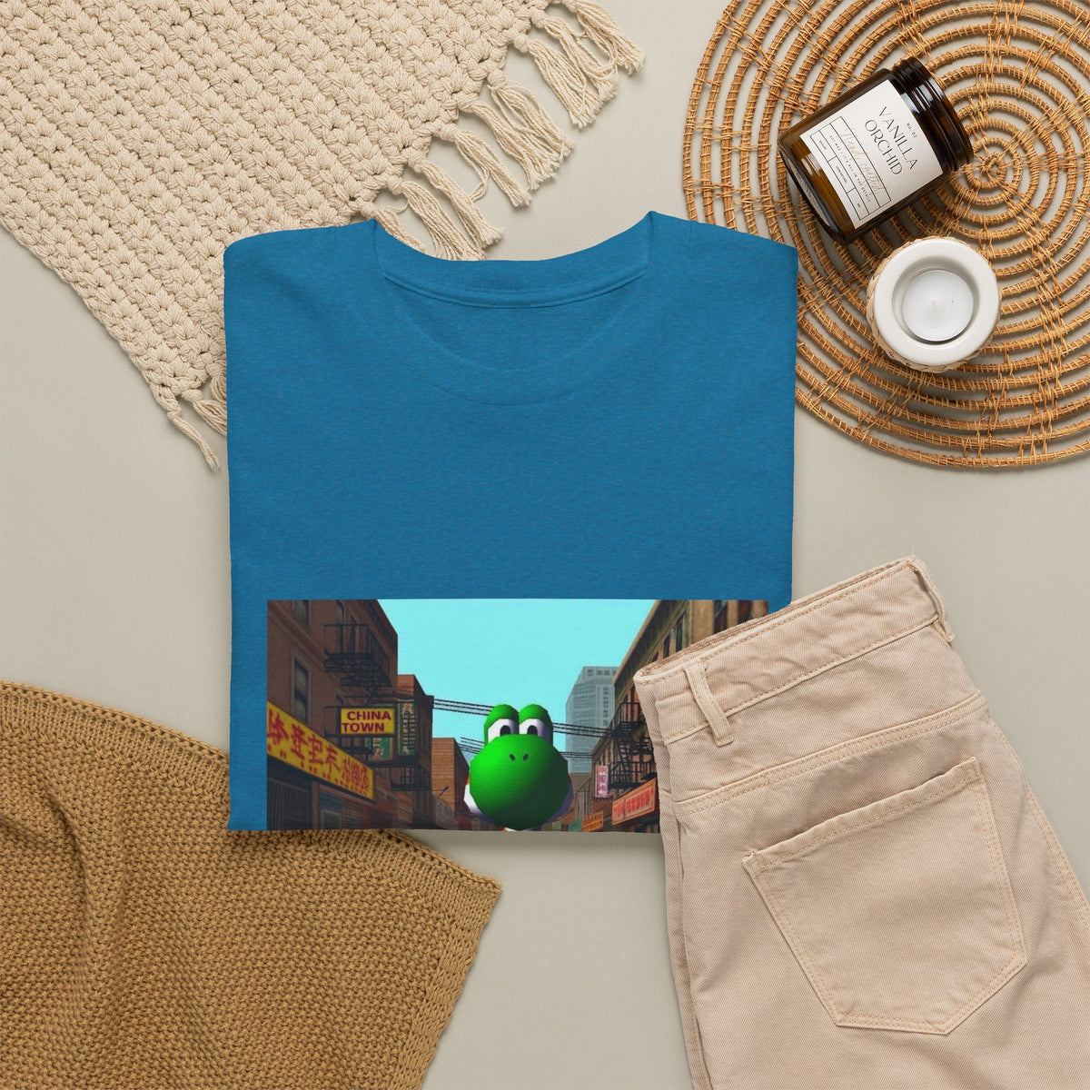 Yoshi Chilling In Chinatown Tee