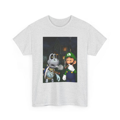 Luigi And Dry Bones Smoking Cigars Tee