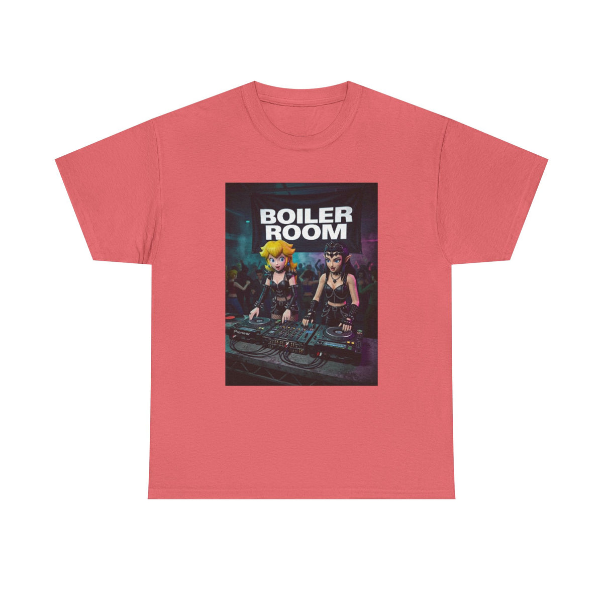 Princess Peach and Dark Peach DJing Tee