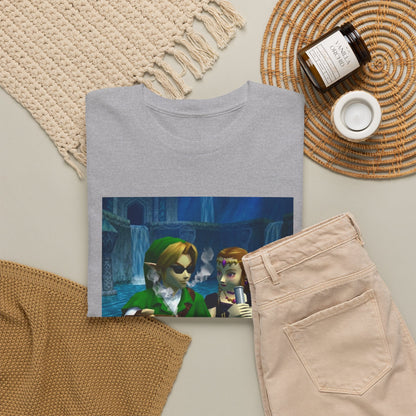 Link And Zelda Chillin' By The Water