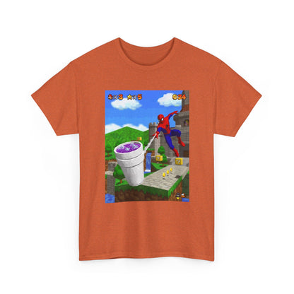 Spidey Swings With Lean In Mario World Tee