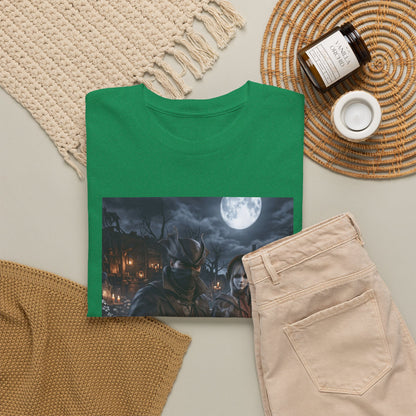 Hunters Smoking Under Moonlight
