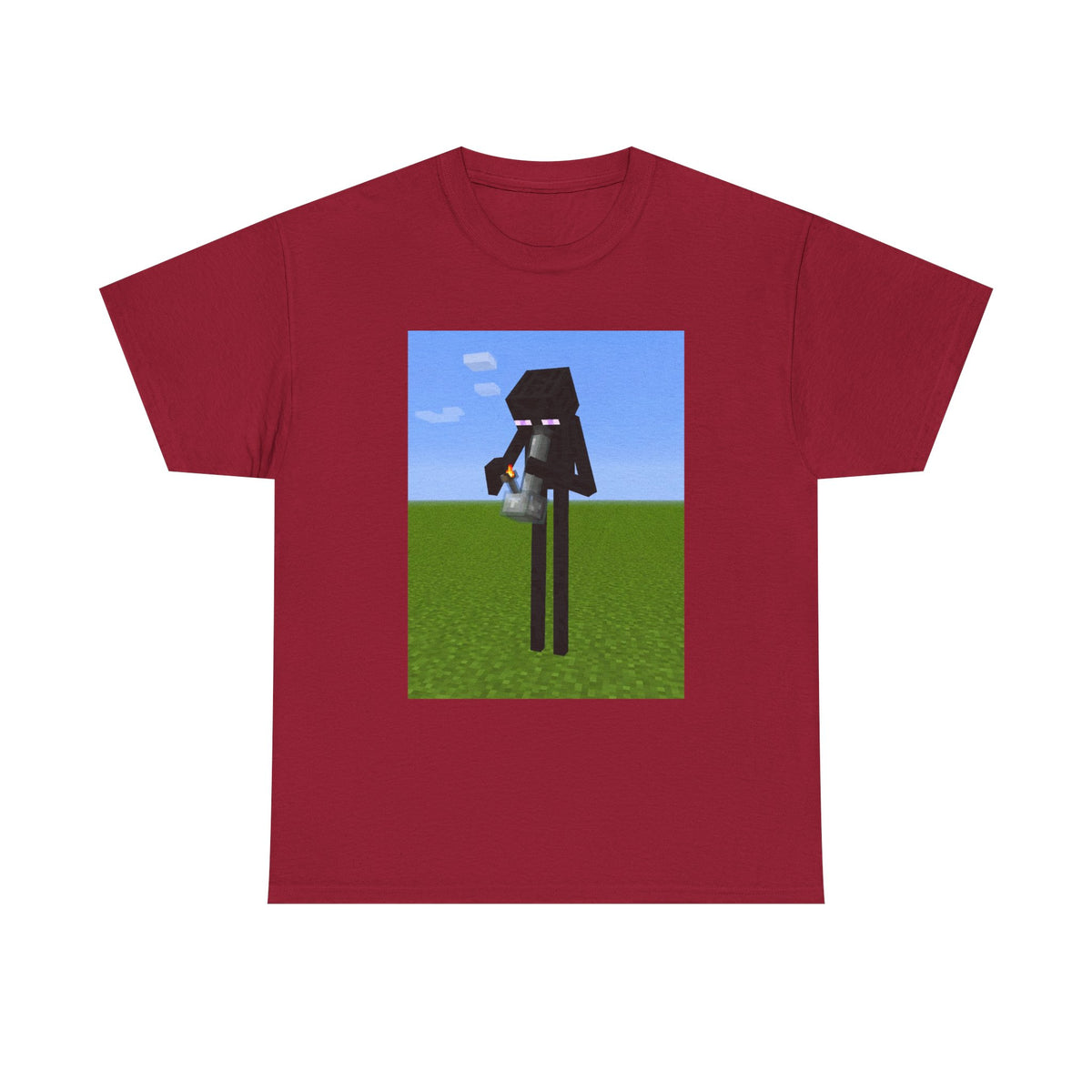 Enderman Lighting Up A Bong Tee