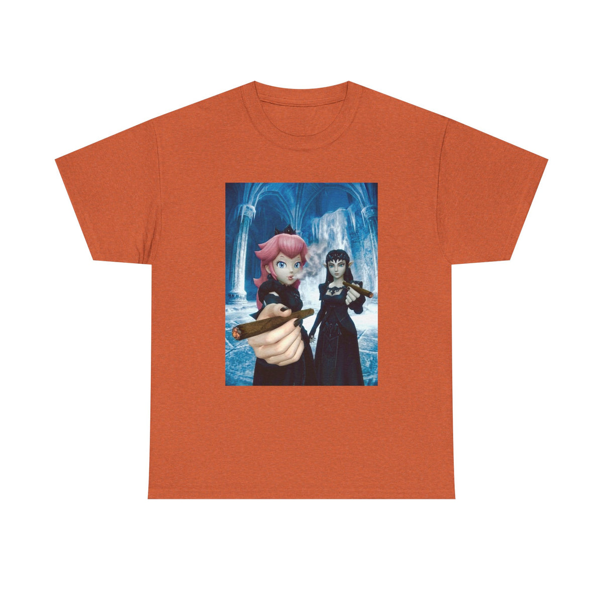 Gothic Princesses Puffing Cigars Tee