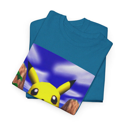 Pikachu Giving The Finger On An N64 Island