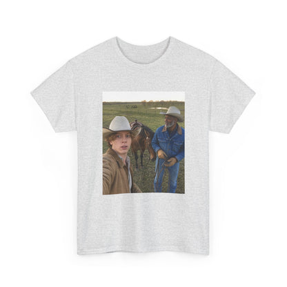 Dr. Clovis — Horseback Along Highway