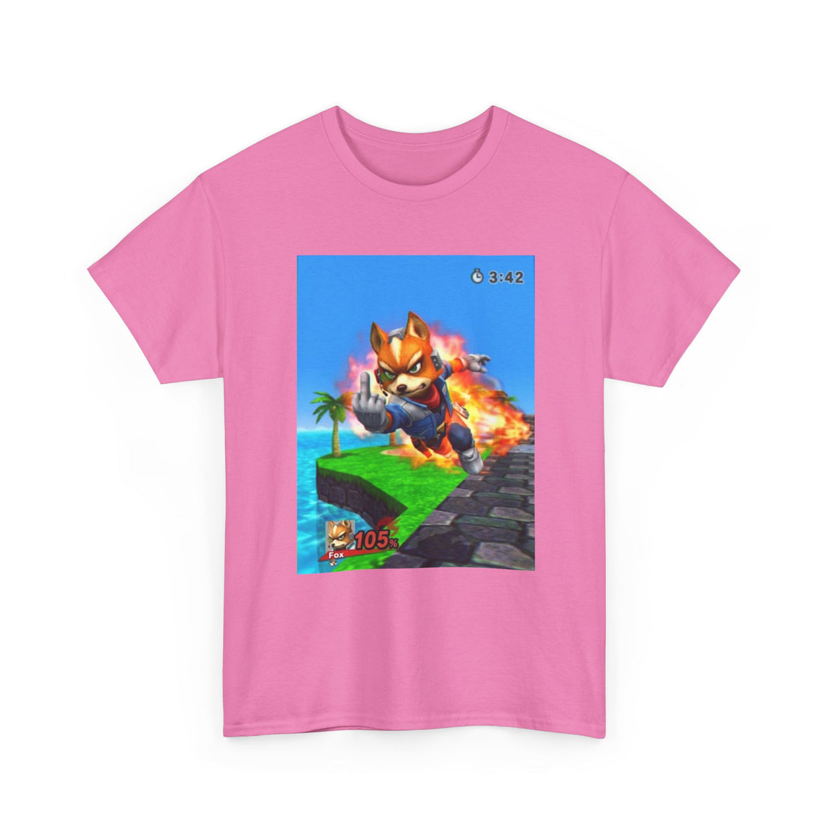 Fox McCloud Flipping The Bird Tee