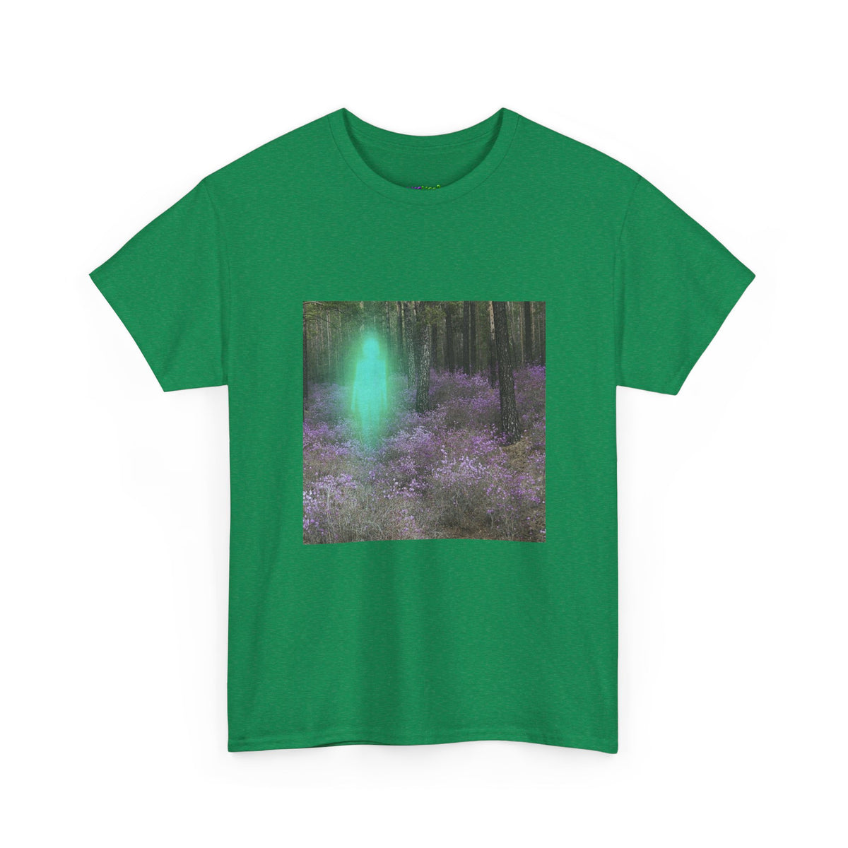 Visitor Exploring Neon Alley Tee