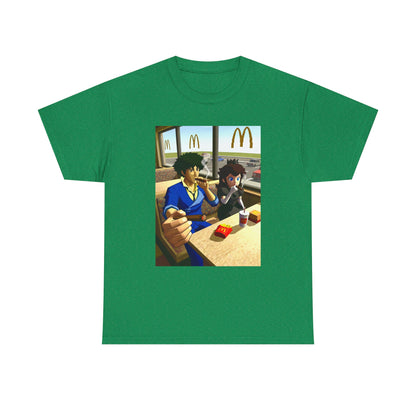 Spike Spiegel And Bowser Jr. Smoking Tee