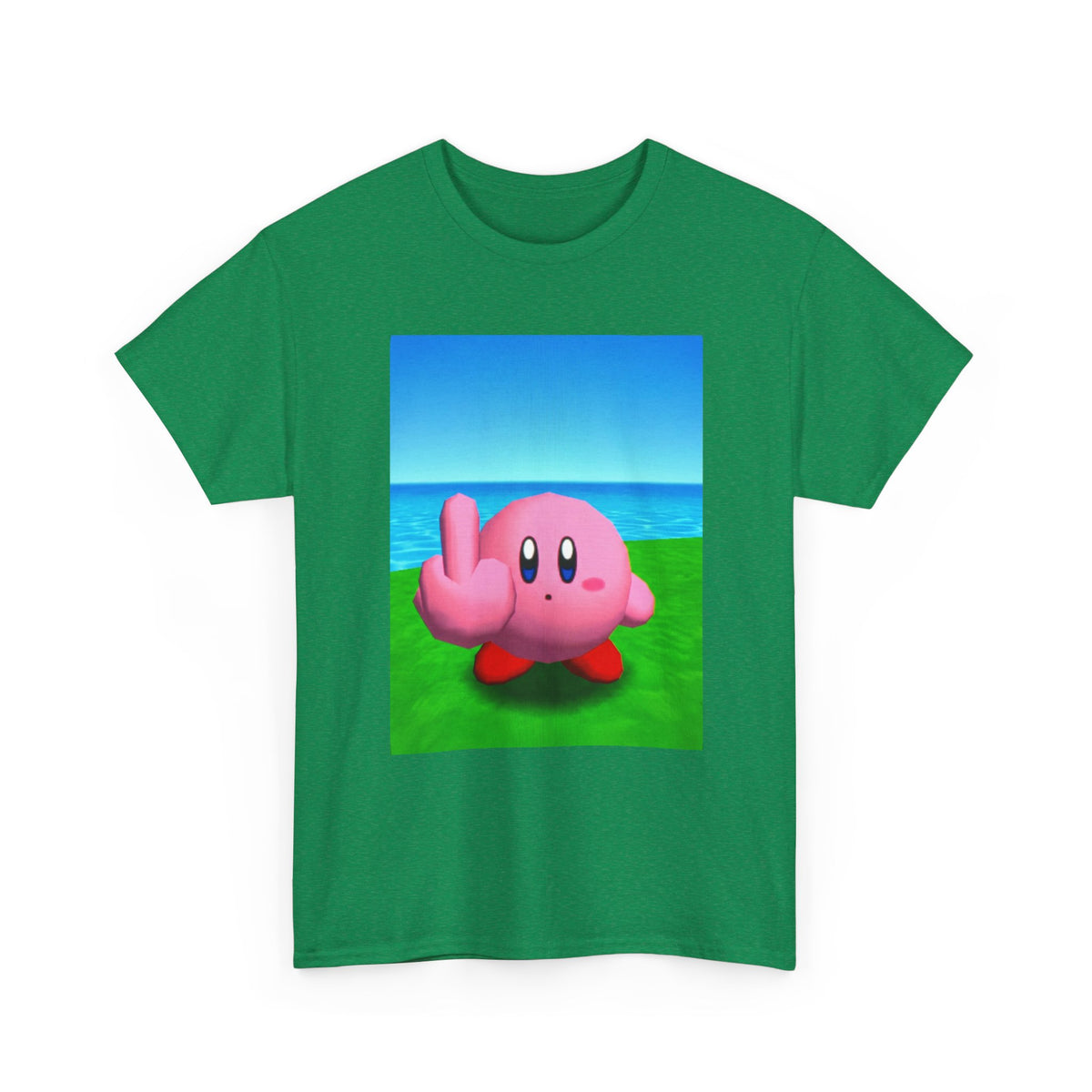 Kirby Flipping The Bird Tee (Design 5)