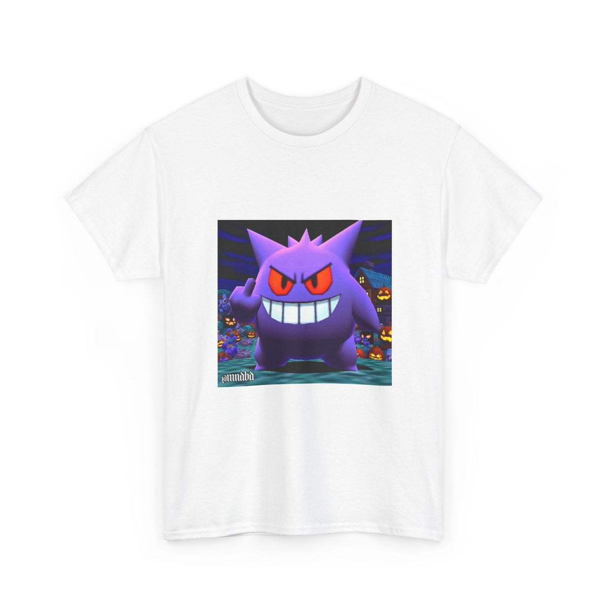 Gengar Flipping The Bird Halloween Tee