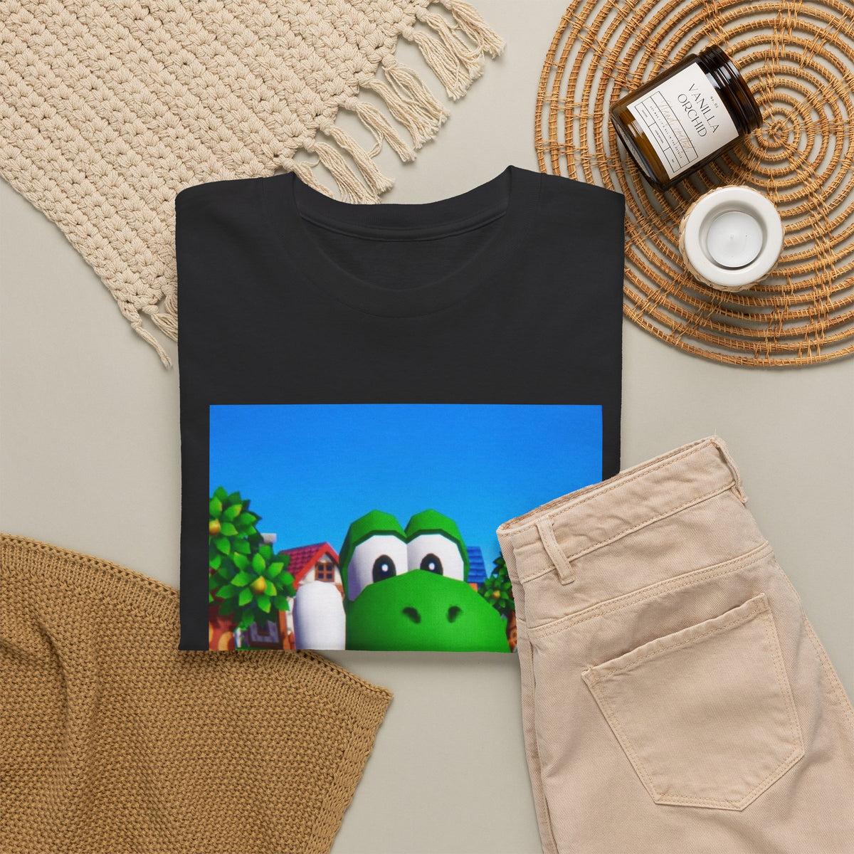 Yoshi Giving The Finger Tee (Design 6)