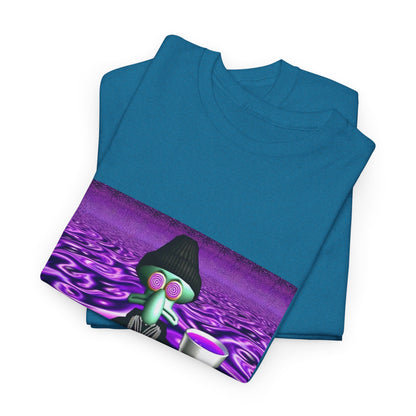 Squidward Sipping Lean In A Purple Haze
