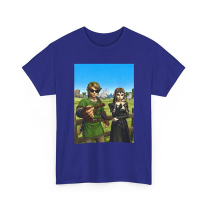 Link And Zelda Chilling With Blunts Tee