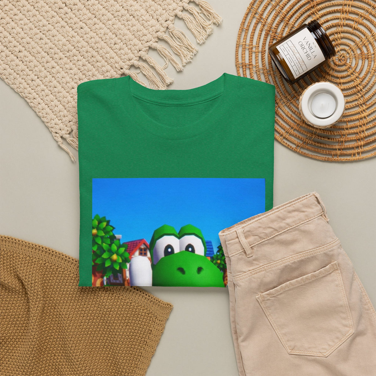 Yoshi Giving The Finger Tee (Design 6)