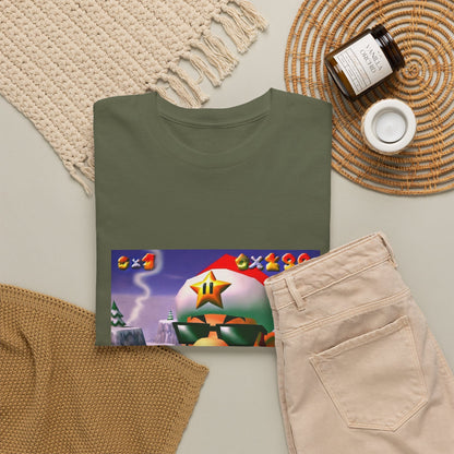 Cool Mario Santa Smoking Cigar Tee