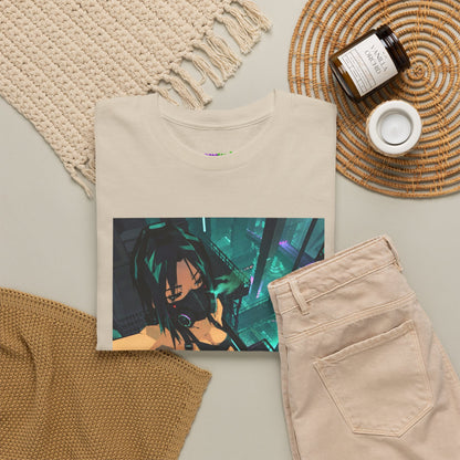 Midnight Ember Leaf Graphic Tee